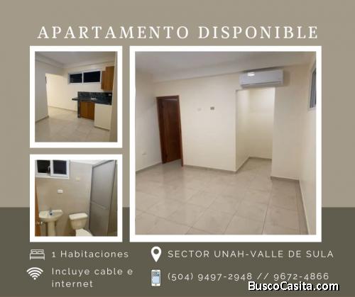 RENTA DE APARTAMENTO SECTOR UNAH VALLE DE SULA