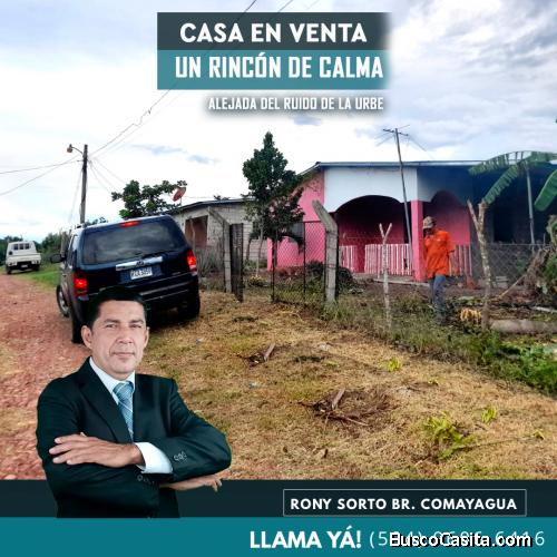 VENTA DE CASA EN COLONIA LA ORQUIDEA, COMAYAGUA.
