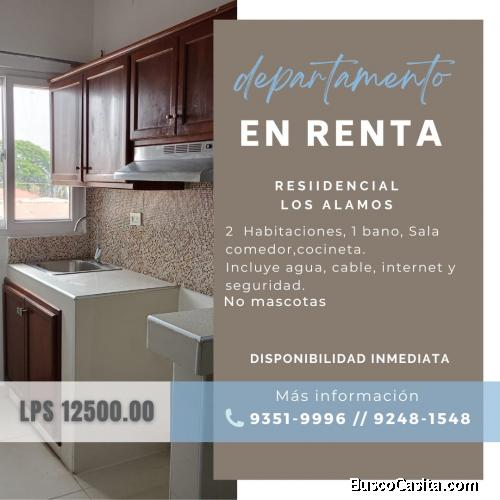 RENTA DE APARTAMENTO EN LOS ALAMOS SPS