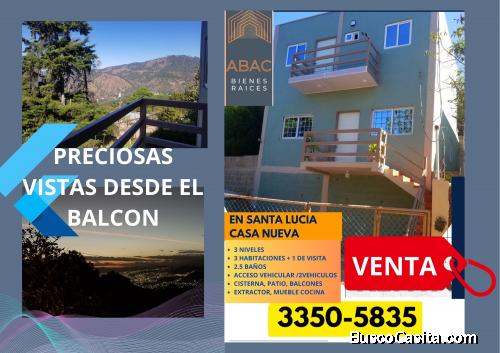 Hermosa vista a las montañas de Santa Lucía y a la ciudad Tegucigalpa