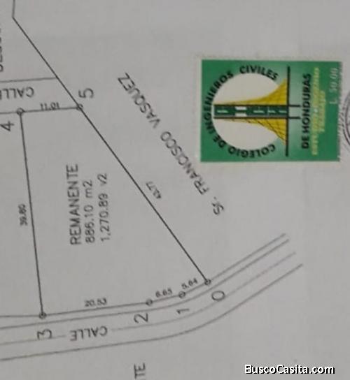 VENTA DE TERRENO ALTOS DE SULA SECTOR FESITRHAN 