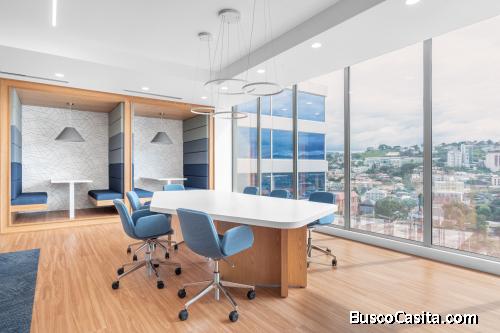 Alquiler de oficinas profesionales amuebladas para 10 personas en Tegucigalpa. Novacentro.