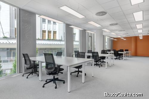 Alquiler de oficinas de plan abierto para 15 personas en Tegucigalpa. Novacentro.