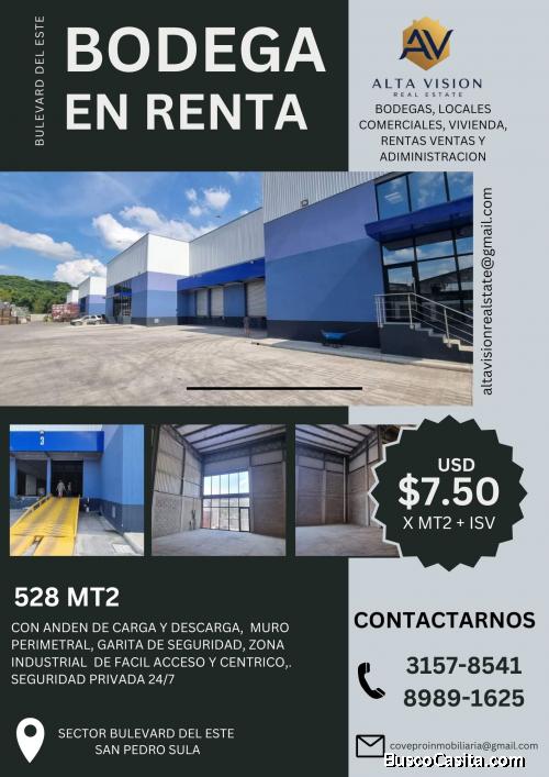 BODEGA EN RENTA - CENTRICA SPS