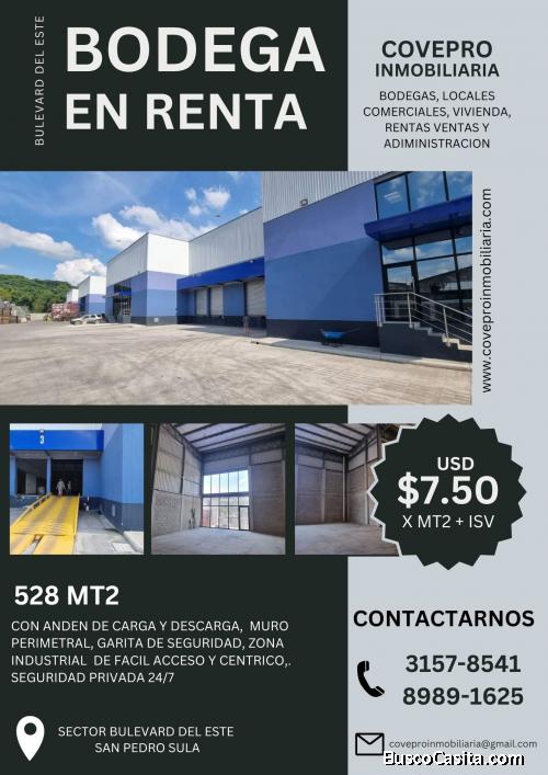 RENTA DE BODEGA - CENTRICA EN SPS