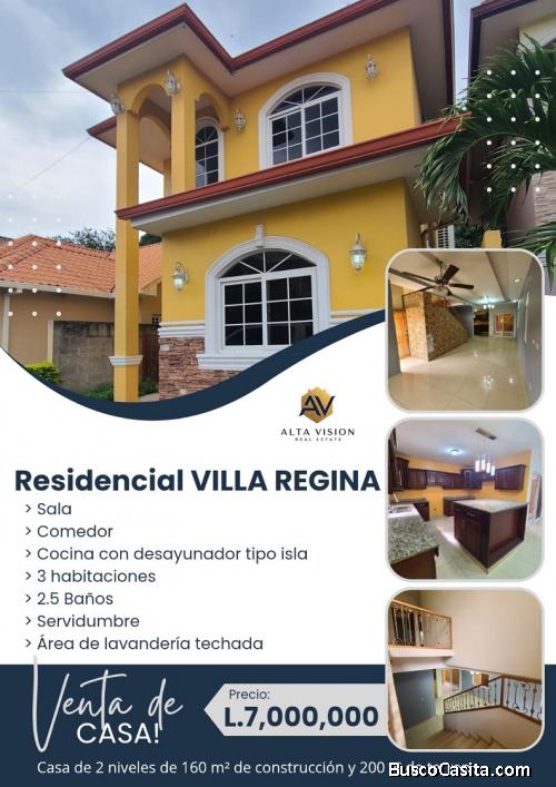 CASA EN VENTA EN RESIDENCIAL VILLAS REGINA SPS