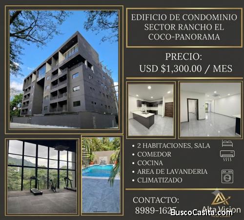 RENTA DE APARTAMENTO EN CONDOMINIO SECTOR RANCHO EL COCO SPS