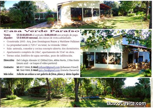 Moderna casa en carretera sur