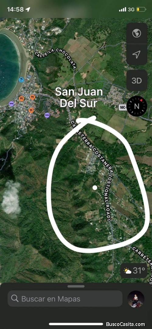 Propiedad ubicada en San Juan del sur 213.13 m2 en barrio las delicias 