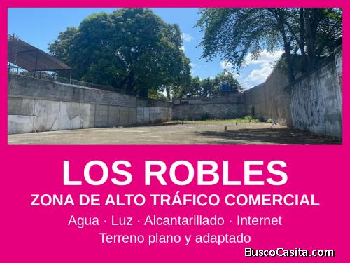 Lote en Los Robles, Managua · Zona de alto tráfico comercial · 600 m²
