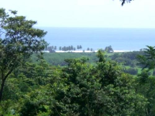 Una pequeña finca en área pacífica con vista al Mar