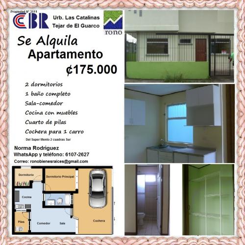 ¢175.000. Apartamento en Cartago