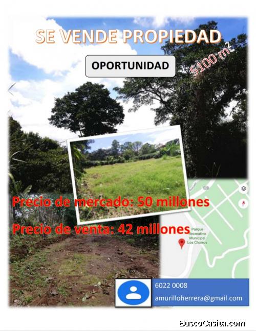 OPORTUNIDAD VENTA DE PROPIEDAD 5100 m2