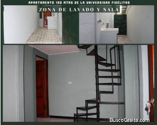 Apartamento 100 mtrs de U. Fidélitas.