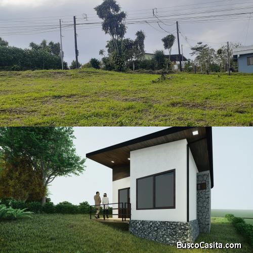 Tranquilidad y buenos paisajes, terreno listo para construir casa tipo cabaña para vivir o vacacion