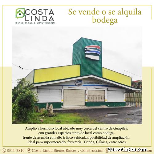 Bodega en venta o para alquiler Guápiles