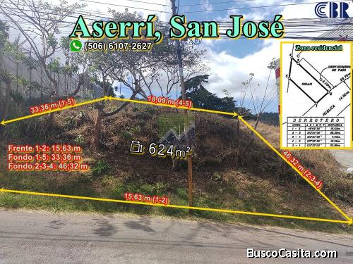 ¢37.940.000,oo Lote en Aserrí, San José. RONO