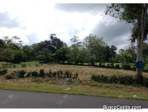 V#645 HERMOSO TERRENO EN VENTA, TRES ESQUINAS, LA FORTUNA, SAN CARLOS.
