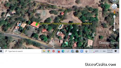 V#682 Propiedad en venta con 2 LOTES en Playas del Coco, Guanacaste