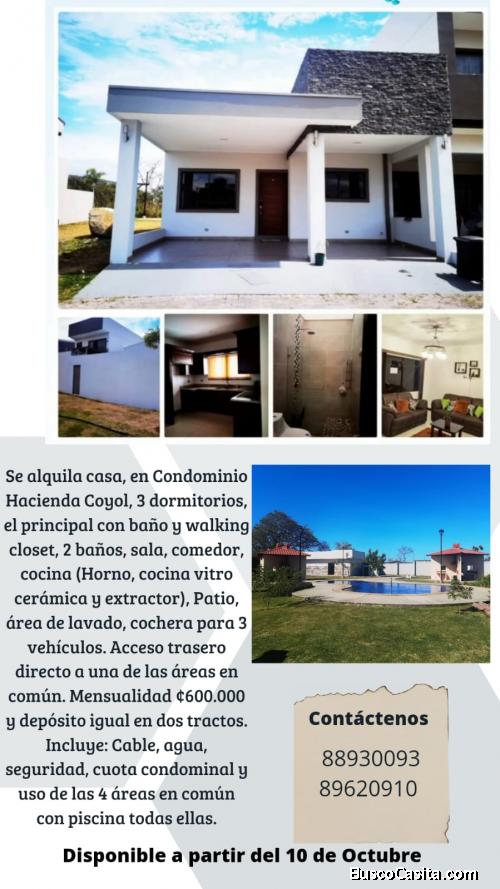 Hermosa Casa en alquiler 