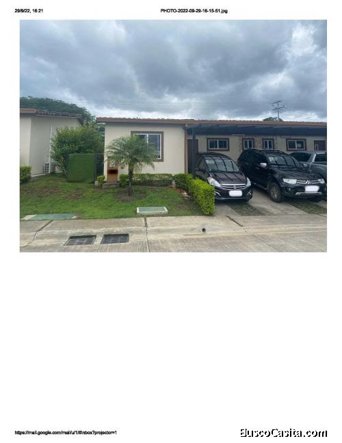 SE VENDE CASA EN ALAJUELA CONDOMINIO VALLE ESCONDIDO CONCASA