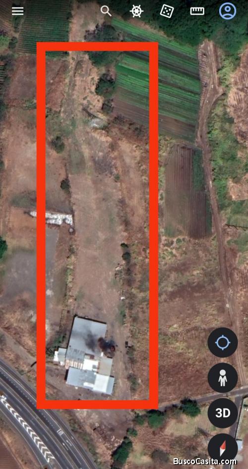 Terreno con 2 entradas ala par ruta 27 Guacima Alajuela