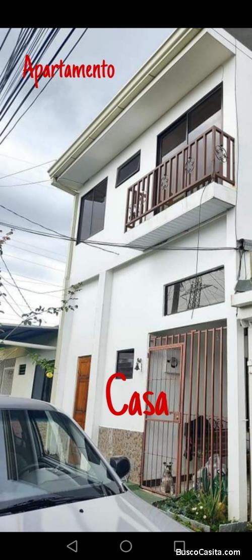 Ojo: Oportunidad para tener casa propia e ingreso de alquiler. Vendo Casa + apartamento independient