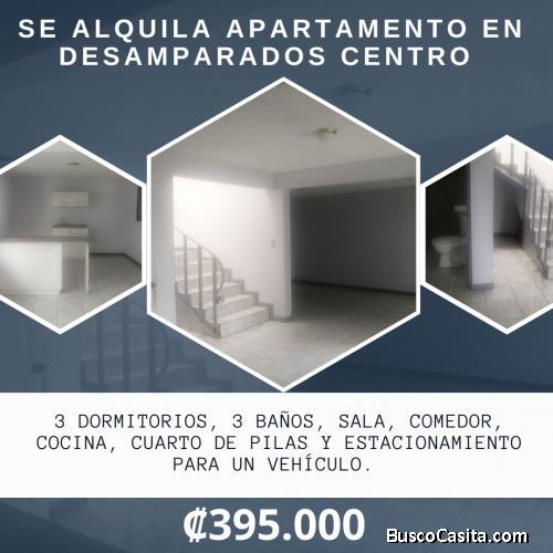 Se alquila apartamento en Desamparados Centro, por el Liceo Monseñor Rubén Odio, ₡395.000 