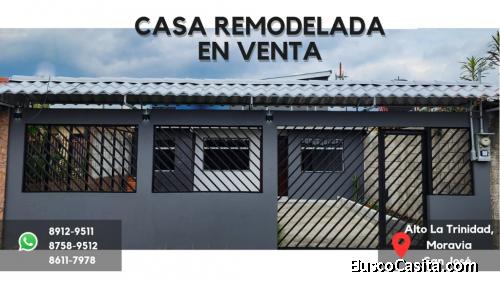 Se vende casa remodelada