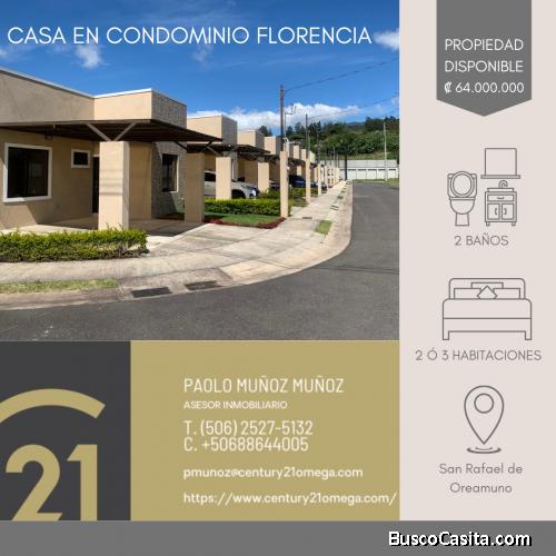 Casa en Venta en Condominio Florencia