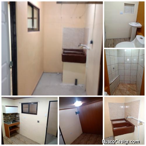 Apartamento pequeño tipo cuarto estudio 