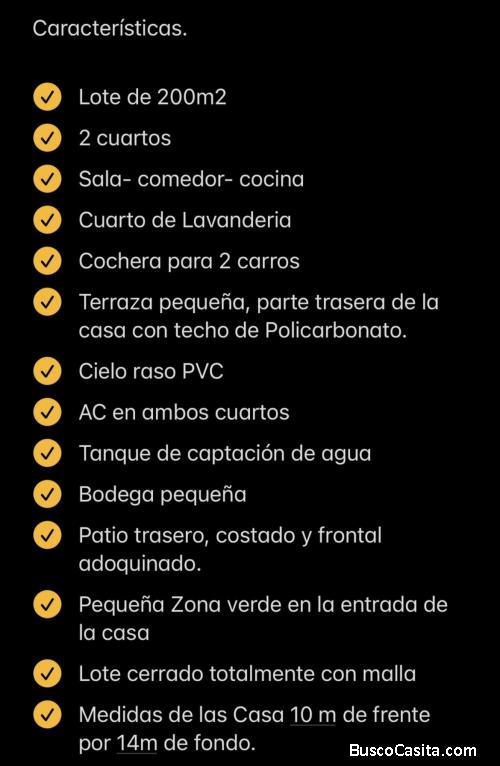 Se vende casa en excelente estado