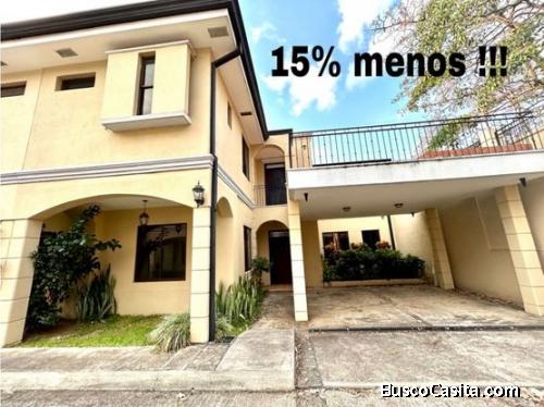VENTA DE CASA, SAN JOSE, SANTA ANA CENTRO, CONDOMINIO EL ROBLE