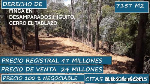 Derecho de finca a excelente precio 100% negociable