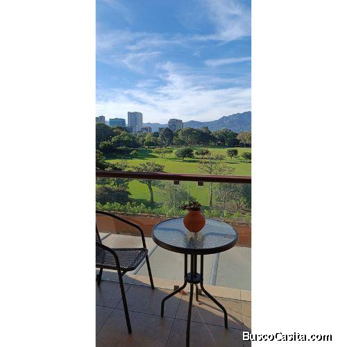 ALQUILER DE APARTAMENTO AMUEBLADO, SABANA, CONDOMINIO TORRES DEL PARQUE 