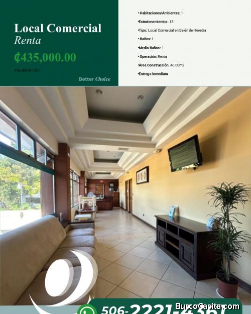 CityMax Alquila Local Comercial en Heredia 