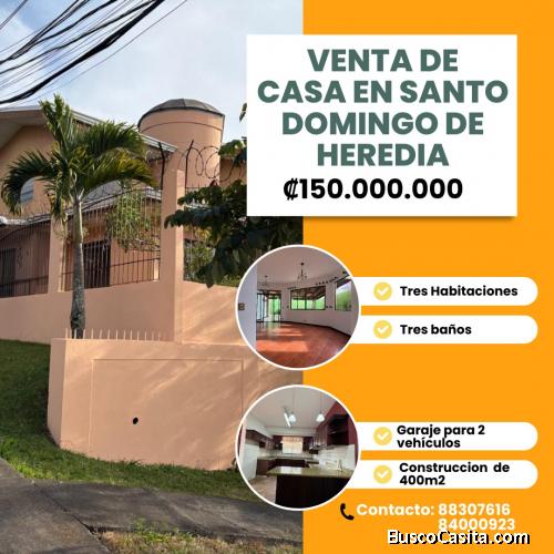 ¡Venta de Casa en San Miguel de Santo Domingo de Heredia!