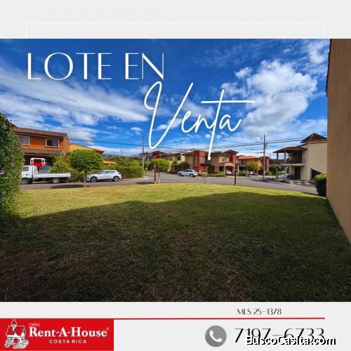 Venta de lote esquinero en exclusivo condominio en San Pablo de Heredia
