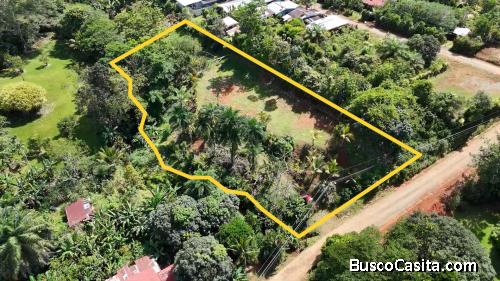 LOTE EN VENTA EN LAS MERCEDES DE CAJÓN, PÉREZ ZELEDÓN – 2,466 M²