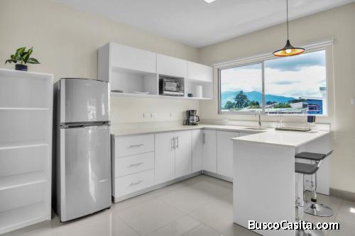 ALQUILER DE APARTAMENTO NUEVO AMOBLADO, SAN JOSÉ, SAN PEDRO, LOS YOSES SUR