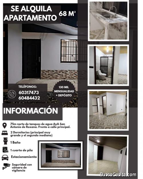 Alquilo apartamento para estrenar en San Antonio de Pococi