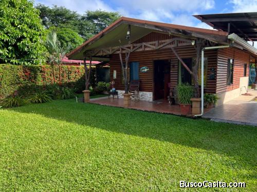 SE VENDE BELLA PROPIEDAD Y CABAÑA EN SAN RAMÓN. 