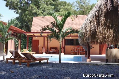 3 Bedroom 3.5 Bathroom Home with Casita Private Pool Close to Beach Cabuya Costa Rica