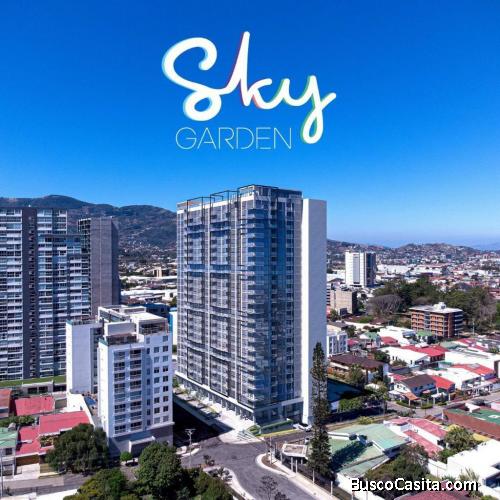 ALQUILER DE APARTAMENTO AMUEBLADO, SAN JOSÉ, NUNCIATURA, CONDOMINIO SKY GARDEN - 9748988