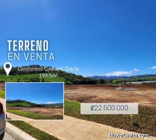 BELLA PROPIEDAD EN CONDOMINIO CONTERRA, GRECIA. 