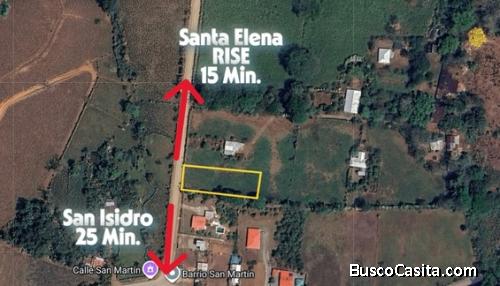 VENTA DE LOTE PLANO LISTO PARA CONSTRUIR EN PEÑAS BLANCAS