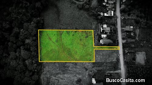 VENTA DE QUINTA DE 7.000 M2 EN SANTA CECILIA DE SAN PEDRO, PEREZ ZELEDON: CLIMA FRESCO Y VISTAS