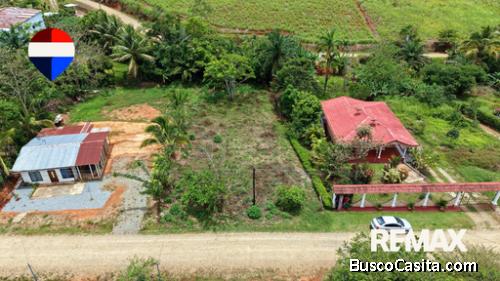 REBAJO DE PRECIO: LOTE 100% PLANO DE 1.084 M2 EN EL PILAR DE CAJON, PEREZ ZELEDON