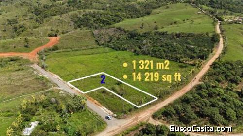 VENTA DE LOTE PREMIUM DE 1.321 M2 EN SANTA ELENA, PEREZ ZELEDON: ZONA DE ALTA PLUSVALIA