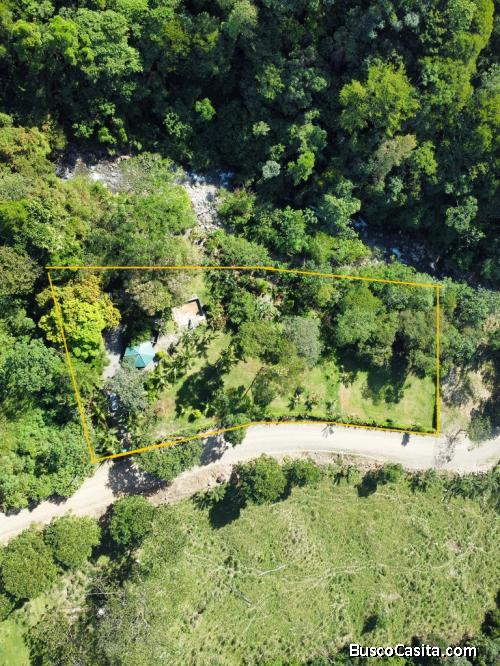 VENTA DE QUINTA DE 4.343 M2 CON FRENTE DE RIO Y SERVICIOS EN CONVENTO, PEREZ ZELEDON